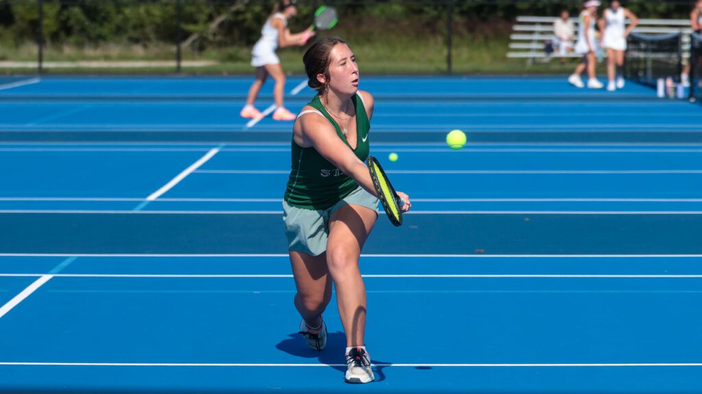 Lawrence, Free State girls tennis in quad at Rock Chalk Park-13