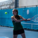 PHOTOS: Lawrence, Free State girls tennis in quad at Rock Chalk Park