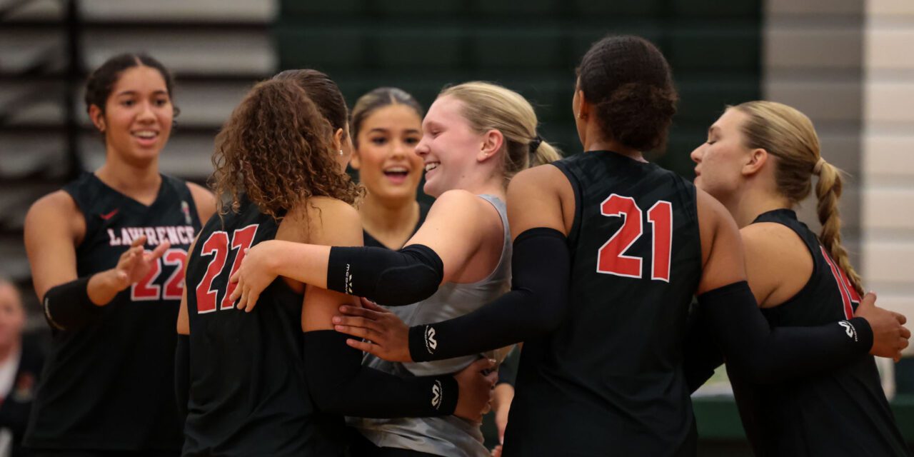 PHOTOS: Lawrence volleyball in triangular at De Soto