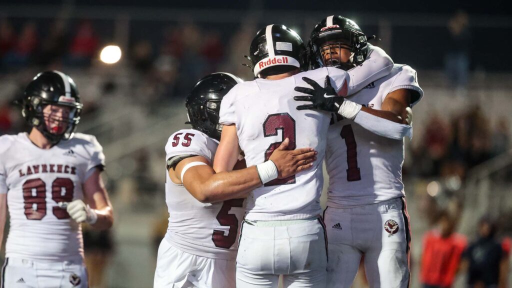 Lawrence football vs. Olathe Northwest, Week 3-14