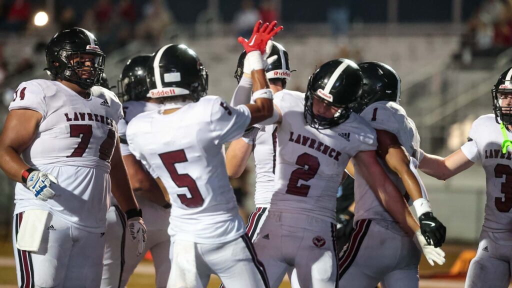 Lawrence football vs. Olathe Northwest, Week 3-17
