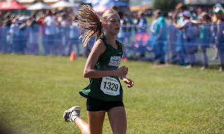 Free State’s Hulcher, other freshmen provide Firebirds XC girls team with enough talent to reload; Lawrence High’s Garrett delivers another sub-20 performance